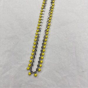 Yellow and Silver Women's Necklace